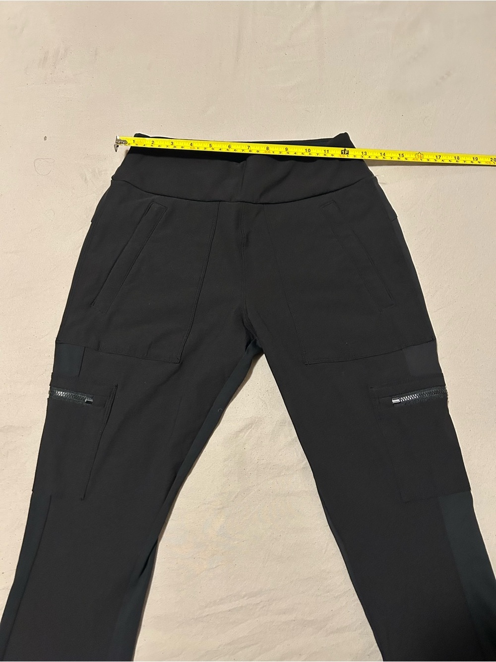 Athleta Black Stretch Cargo Ponte Skinny Pants - Picture 4 of 10